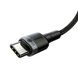 Xiaomi | Кабель USB Type-C Baseus Cafule PD2.0 100W flash charging Type-C/Type-C cable (20V 5A) 2m Gray+Black (CATKLF-ALG1) 773795 фото 3