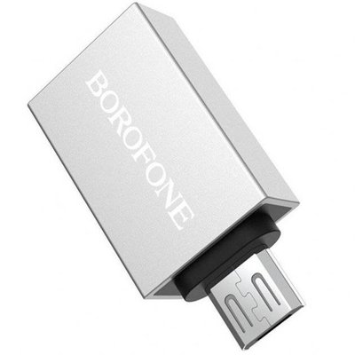 Xiaomi | Адаптер Borofone OTG BV2 USB3.0 AF to Micro-BM 773812 фото
