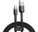 Xiaomi | Кабель Micro USB Baseus USB Cabel to microUSB Cafule 1m Grey/Black (CAMKLF-BG1) 773876 фото 2