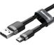 Xiaomi | Кабель Micro USB Baseus USB Cabel to microUSB Cafule 1m Grey/Black (CAMKLF-BG1) 773876 фото 4